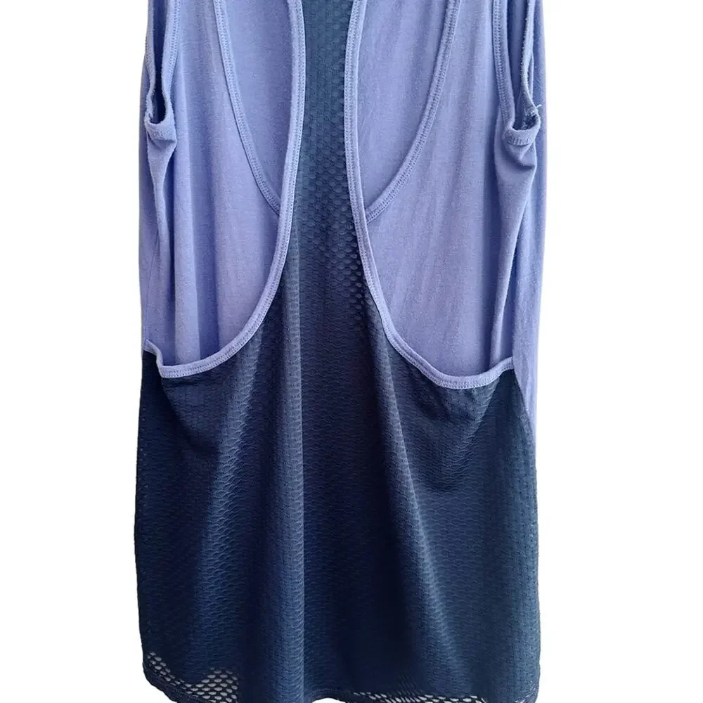 Calia Carrie Underwood Mesh Layered Racerback Athletic Tank Top